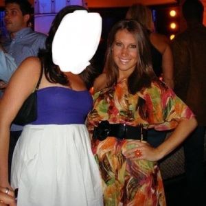 Tropical One Sleeve Dress